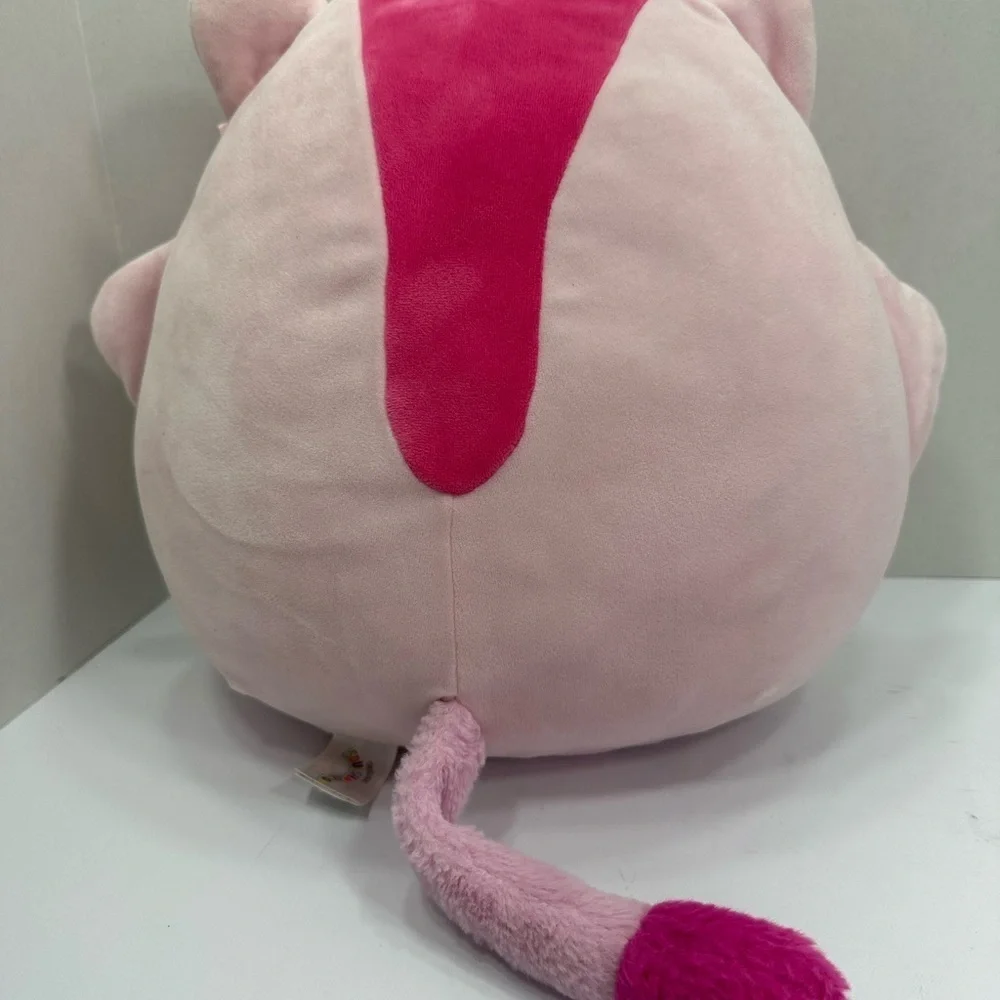 Squishmallows Pink and Cream Plush size 12”pre owned Exellent condition